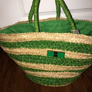 Valentino straw bag